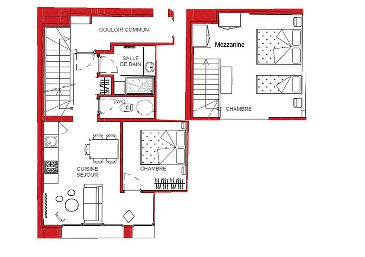 Appartement Duplex Au Centre De Lanslebourg Εξωτερικό φωτογραφία